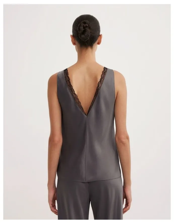 Witchery Trim Detail Camisole in Charcoal