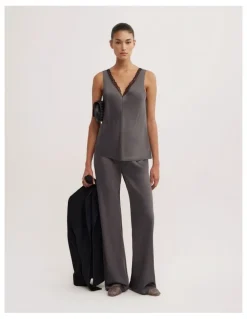 Witchery Trim Detail Camisole in Charcoal