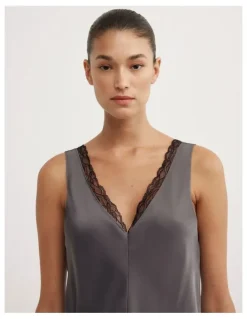 Witchery Trim Detail Camisole in Charcoal