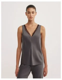 Witchery Trim Detail Camisole in Charcoal