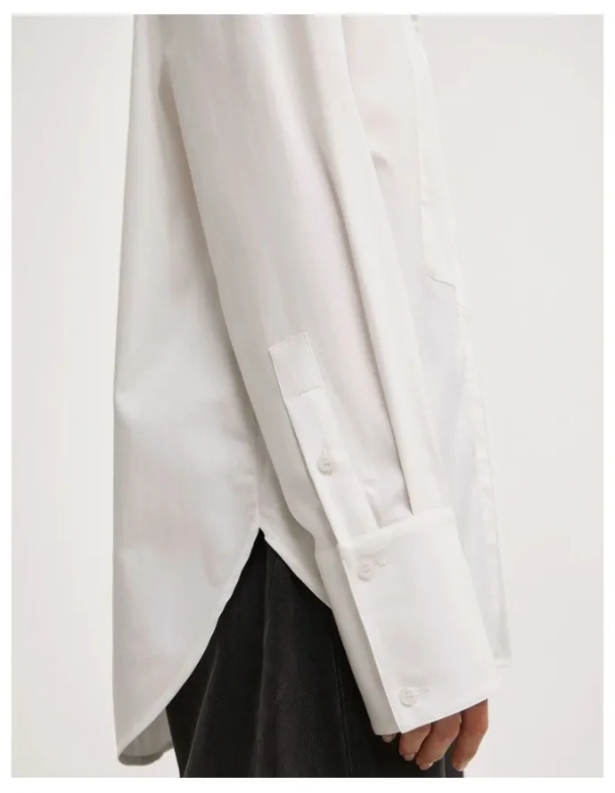 Witchery Tuxedo Shirt in Fresh White