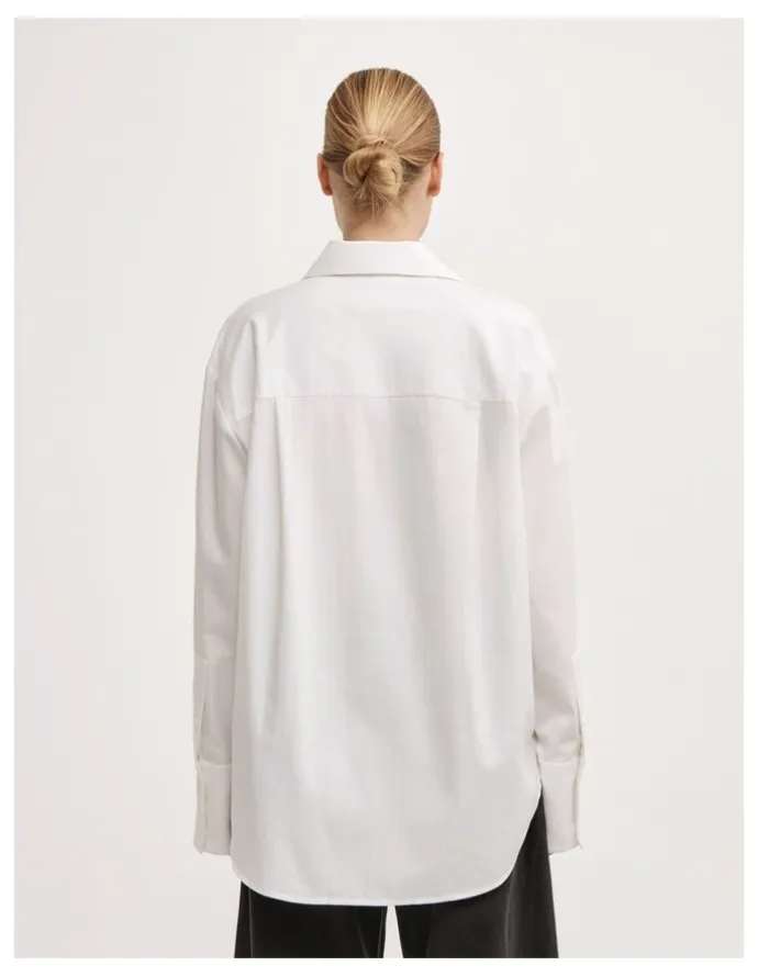 Witchery Tuxedo Shirt in Fresh White