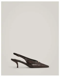 Witchery Vivi Heels in Snake Multi