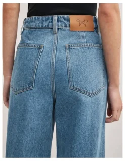 Witchery Cuff Detail Jeans in Vintage Sky Wash