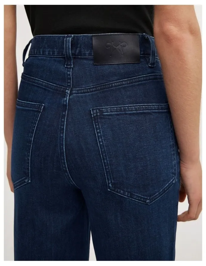 Witchery Palazzo Denim Jeans in Dark Ink