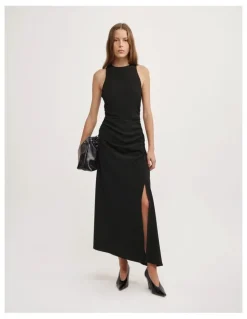 Witchery Ruch Crew Neck Dress in Black
