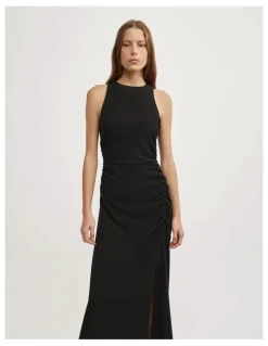 Witchery Ruch Crew Neck Dress in Black