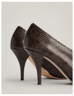 Witchery Sora Heels in Snake Multi