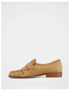 Wittner Adriel Suede Leather Loafer in Fawn