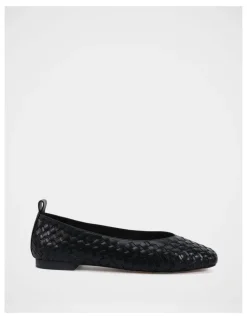 Wittner Berty Leather Ballet Flat in Black