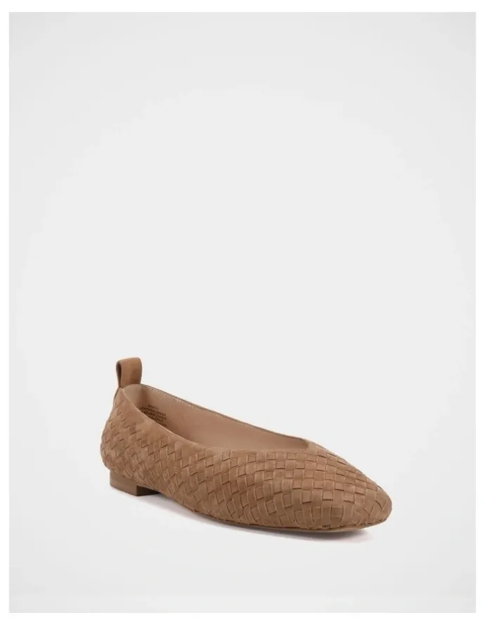 Wittner Berty Suede Leather Ballet Flat in Nutmeg