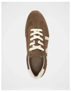 Wittner Billy Suede Leather Sneaker in Espresso