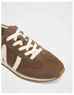 Wittner Billy Suede Leather Sneaker in Espresso