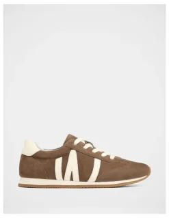 Wittner Billy Suede Leather Sneaker in Espresso