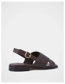 Wittner Deon Leather Sandal in Ebony
