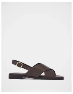 Wittner Deon Leather Sandal in Ebony