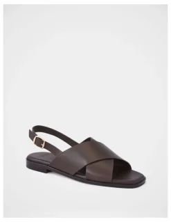 Wittner Deon Leather Sandal in Ebony