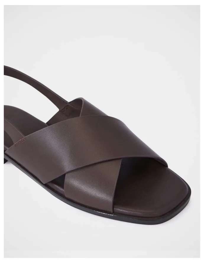 Wittner Deon Leather Sandal in Ebony