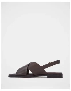 Wittner Deon Leather Sandal in Ebony