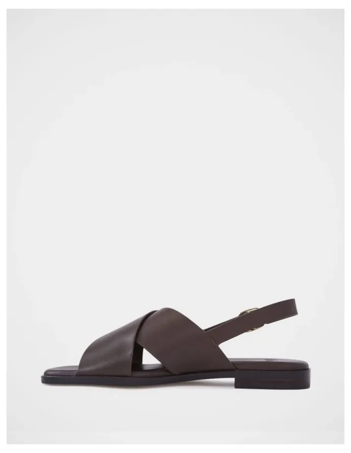 Wittner Deon Leather Sandal in Ebony