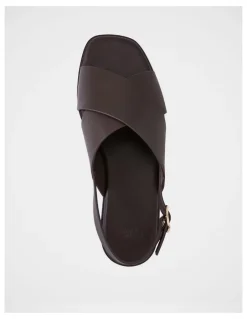 Wittner Deon Leather Sandal in Ebony