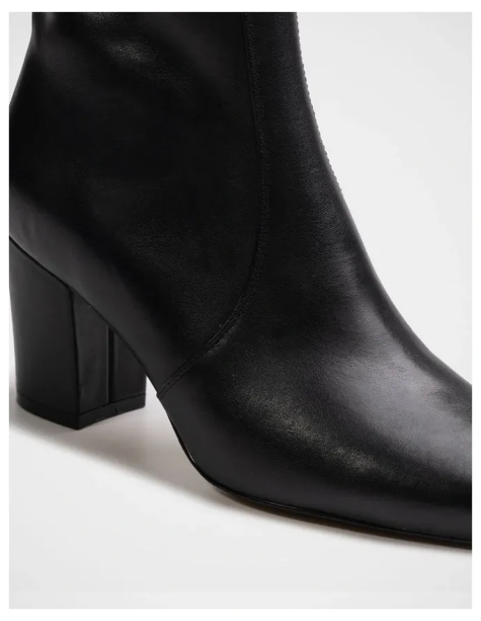 Wittner Kyrah Leather Ankle Boot in Black