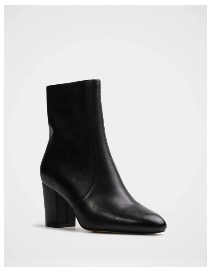 Wittner Kyrah Leather Ankle Boot in Black