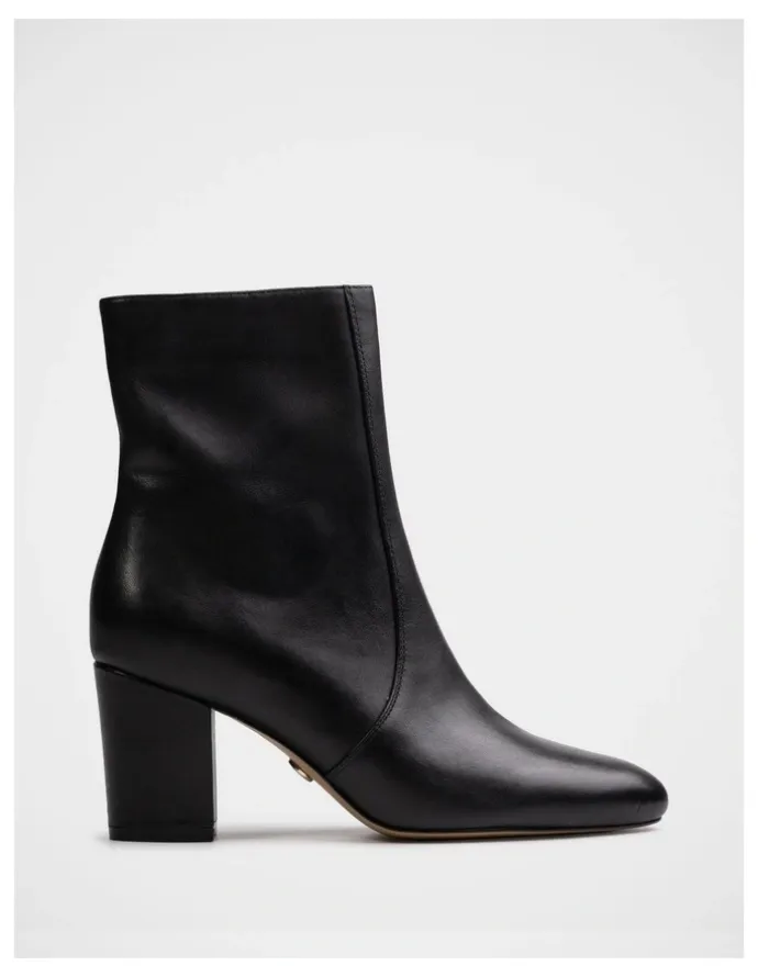 Wittner Kyrah Leather Ankle Boot in Black