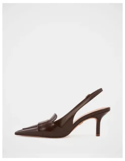 Wittner Luna Leather Slingback in Syrup