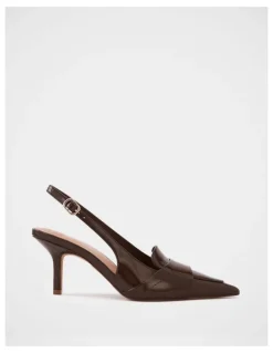 Wittner Luna Leather Slingback in Syrup