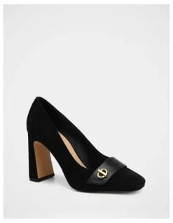 Wittner Petra Suede Leather Pump in Black