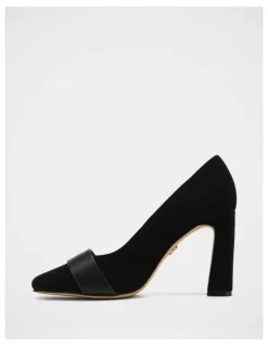 Wittner Petra Suede Leather Pump in Black