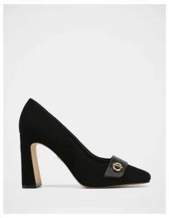 Wittner Petra Suede Leather Pump in Black