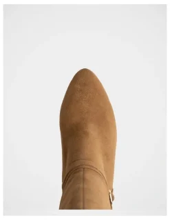 Wittner Presley Suede Leather Knee High Boot in Nutmeg