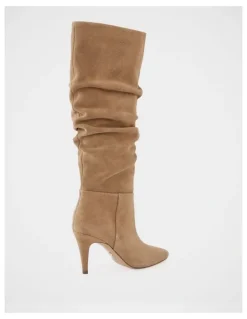Wittner Romayn Suede Leather Knee High Boot in Fawn