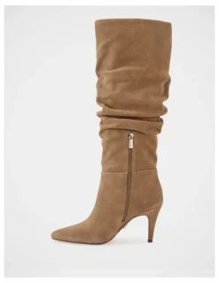 Wittner Romayn Suede Leather Knee High Boot in Fawn
