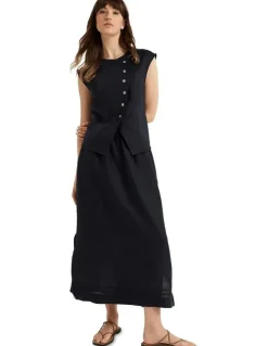 Yarra Trail Kinship Skirt in Navy