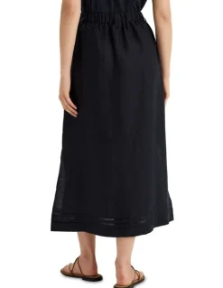 Yarra Trail Kinship Skirt in Navy
