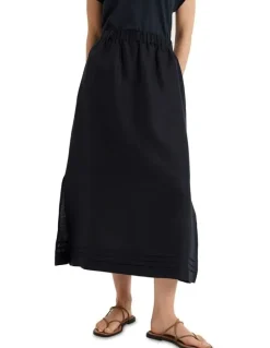 Yarra Trail Kinship Skirt in Navy