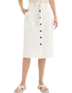 Yarra Trail Panna Skirt in White