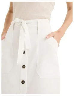 Yarra Trail Panna Skirt in White