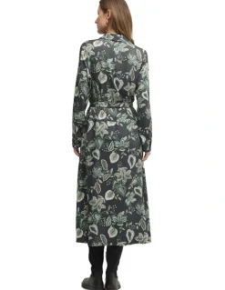 Yarra Trail Kin Dress in Black