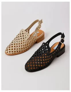 Zazou Aria Flat Shoes in Black